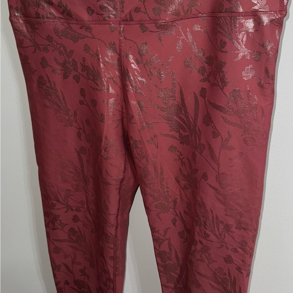 Floral Pink Leggings - Picture 3 of 5